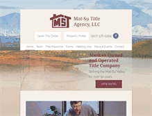 Tablet Screenshot of matsutitle.com
